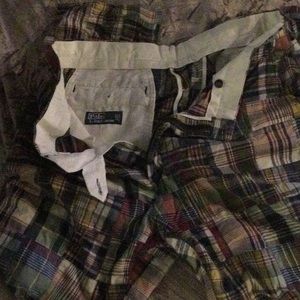 Madras pants. 38W. Inseam 32